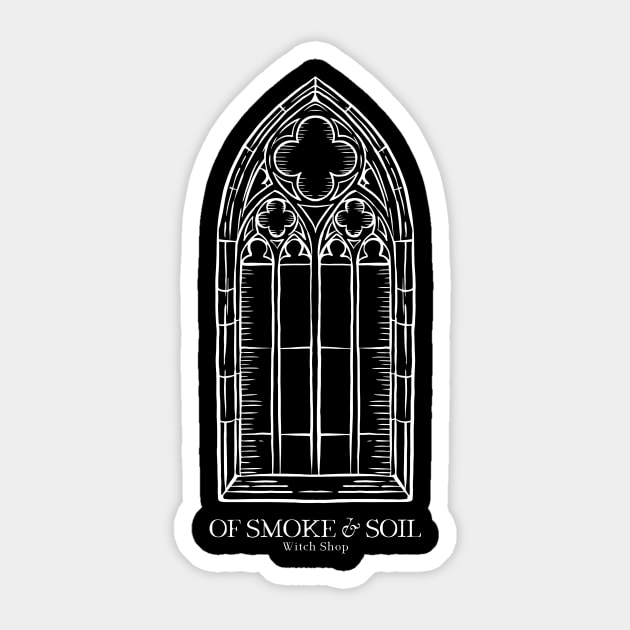 Cathedral Window - Of Smoke & Soil Sticker by Of Smoke & Soil